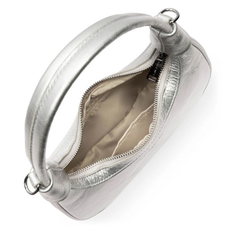Lancaster Aura Mini Hobo Bag 531-030 Iridescent White