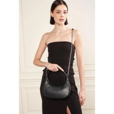 Lancaster Aura Mini Hobo Bag 531-030 Black