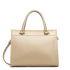 Lancaster Foulonné Double Handbag 470-63 Pale Gold In Nude