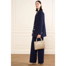 Lancaster Foulonné Double Handbag 470-63 Pale Gold In Nude