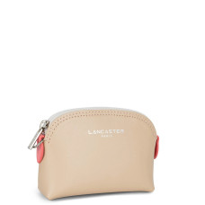 Lancaster Smooth Coin Purse 137-01 Beige Ecru Rose Dark