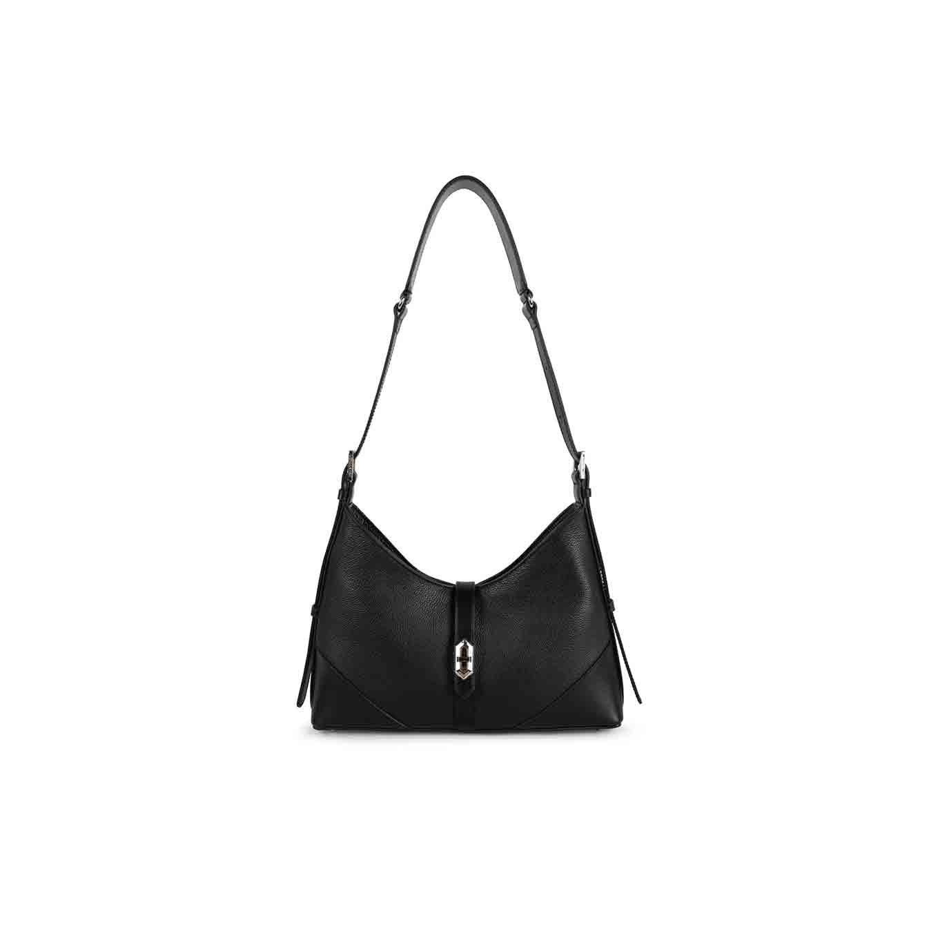 Lancaster Milano Delta Hobo Bag 547-74 Black