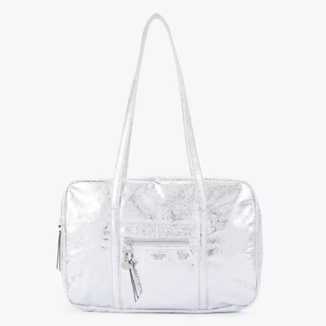 Lollipops N-Monticello Metal Silver Shopping Bag