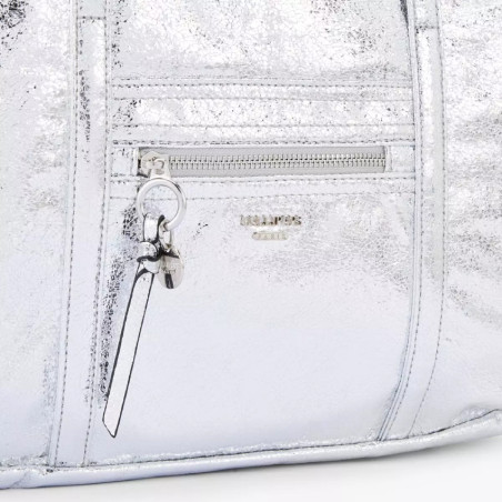 Lollipops N-Monticello Metal Silver Shopping Bag