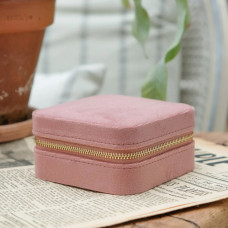 Maison Scarlett Travel Jewelry Box Corinne Velvet Rose