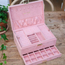 Maison Scarlett Rose Velvet Jewelry Box Denise