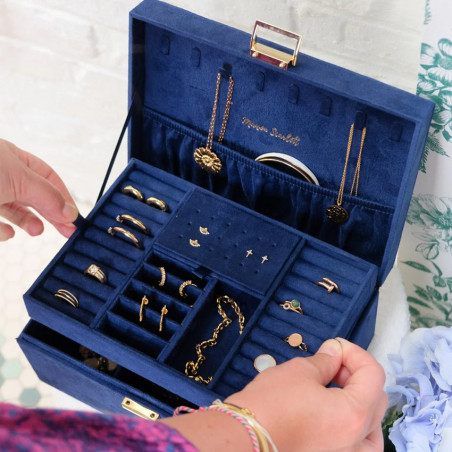 Maison Scarlett Rose Velvet Jewelry Box Denise