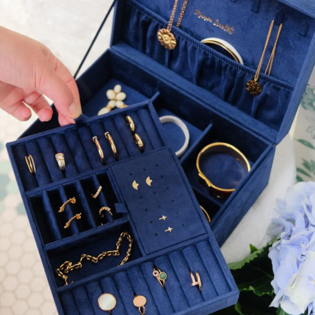 Maison Scarlett Rose Velvet Jewelry Box Denise