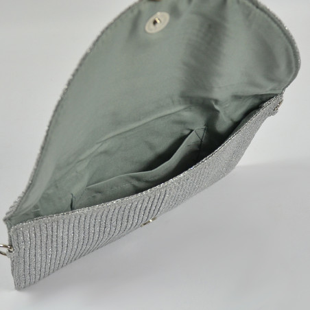 Le Voyage en Panier Brillette Clutch Wedding Silver
