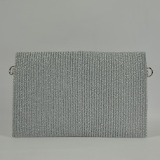 Le Voyage en Panier Brillette Pochette mariage Argenté dos