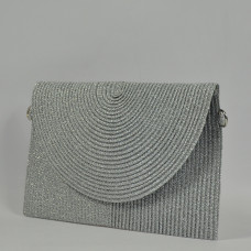 Le Voyage en Panier Brillette Pochette mariage Argenté 3/4