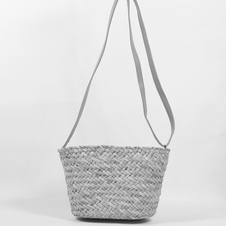 Le Voyage en Panier Lunetta Petit panier Jonc Bleu