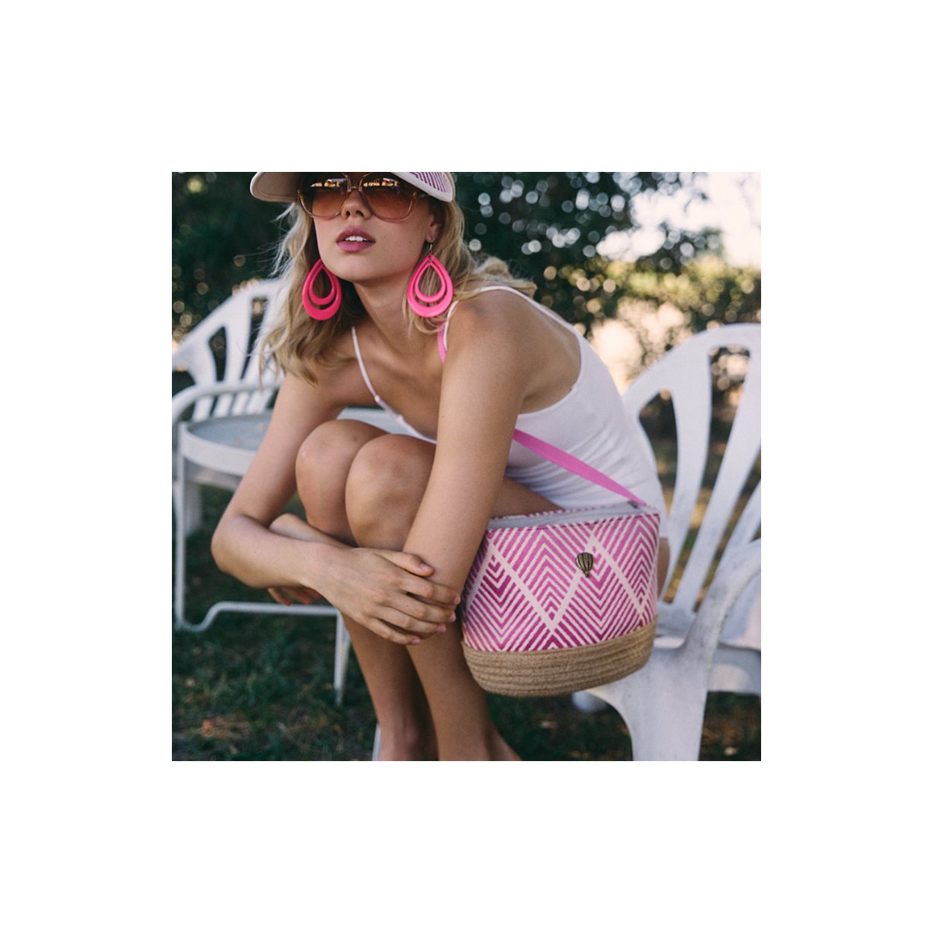 Le Voyage en Panier Carline Trotting Bag Pink