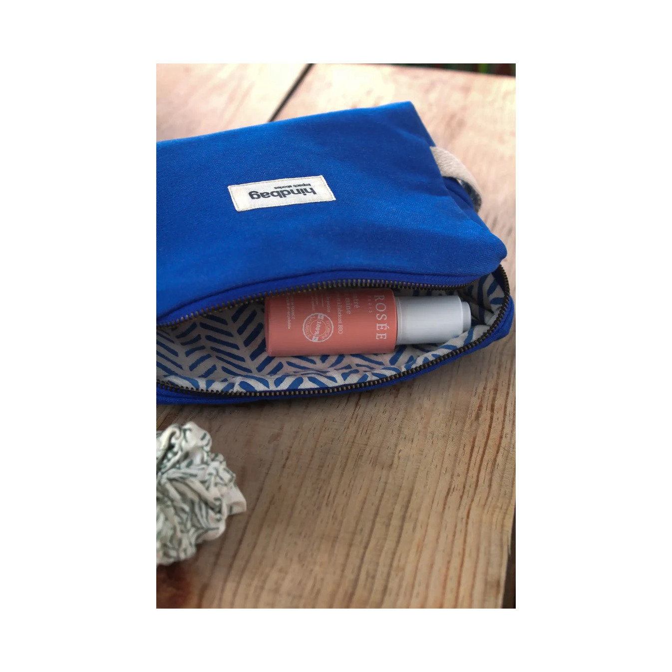 Hindbag Cosmetic Case Leon Electric Blue