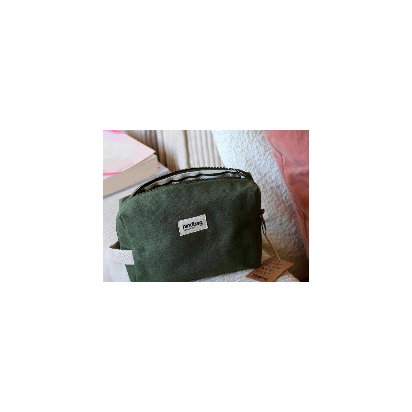 Hindbag Cosmetic Case Leon Olive