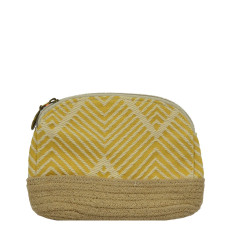 Le Voyage en Panier Line Cosmetic Case Yellow
