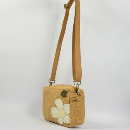 Le Voyage en Panier Margy Crossbody Sponge Bag Natural