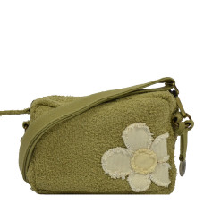 Le Voyage en Panier Margy Crossbody Sponge Green Bag