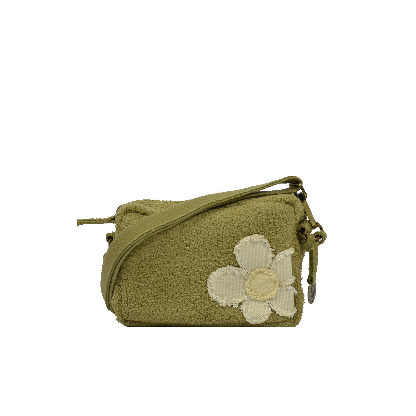 Le Voyage en Panier Margy Crossbody Sponge Green Bag