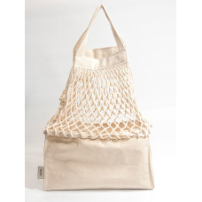 Shoppinette Provision Mesh Bag M Beach Day Natural