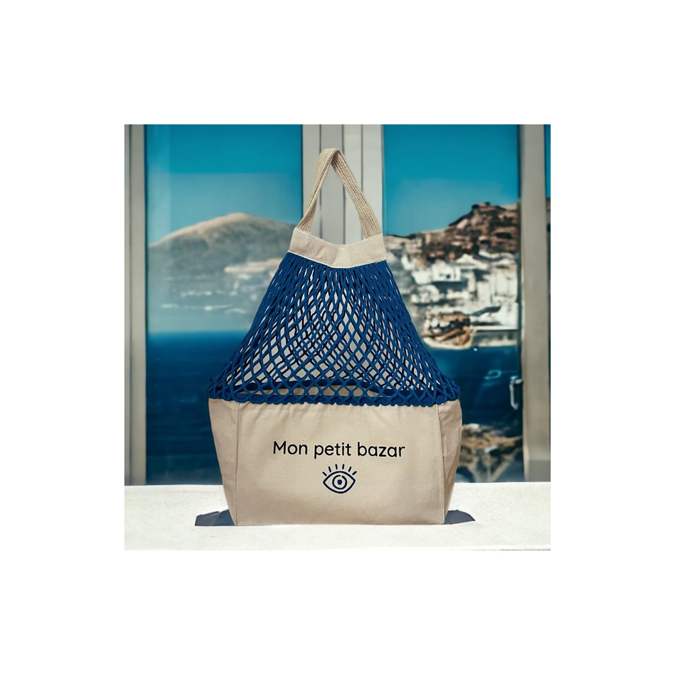 Shoppinette Filet A Provisions XL Mon petit bazar Bleu