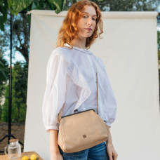 Biba Boston Shoulder Bag BT22 Crema