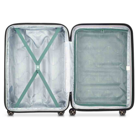 Delsey Shadow 5.0 75cm 4-Wheel Extendable Suitcase Green