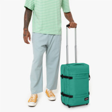Eastpak Transit'r S Soft Cabin Wheeled Travel Bag 6j8 botanic green
