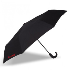 Isotoner X-TRA Solide Parapluie Pliant Automatique Noir