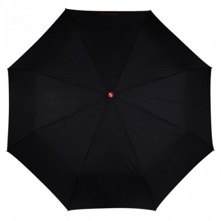Isotoner X-TRA Solide Parapluie Pliant Automatique Noir ouvert