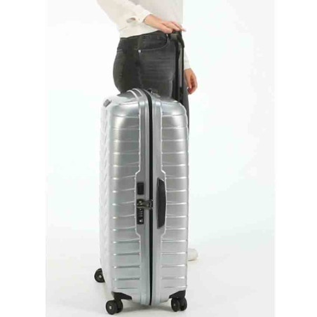 Samsonite Proxis 4-Wheel Suitcase 81cm Silver