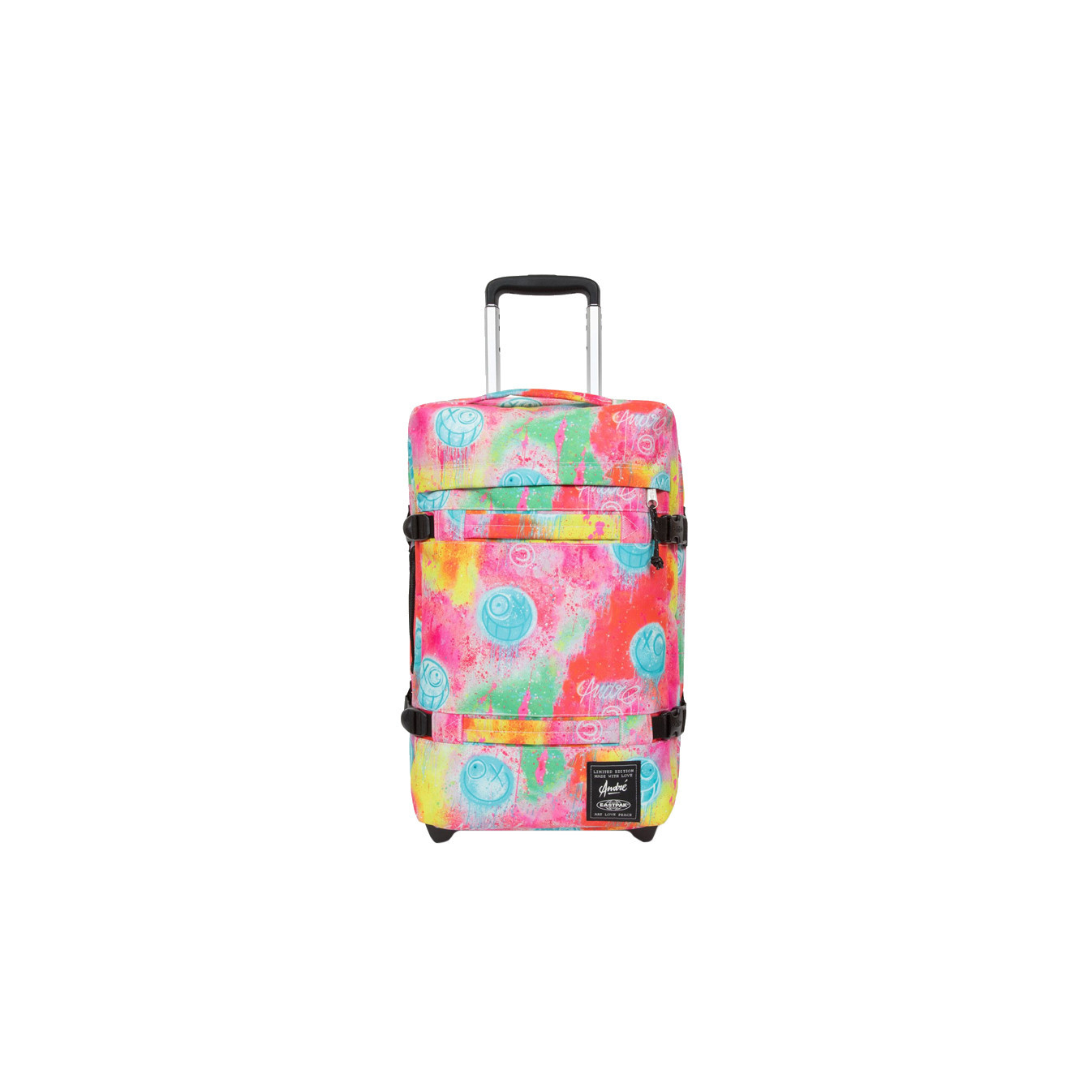 Eastpak Transit'r S Sac Cabine Souple à Roulettes 3o9 fluo clouds