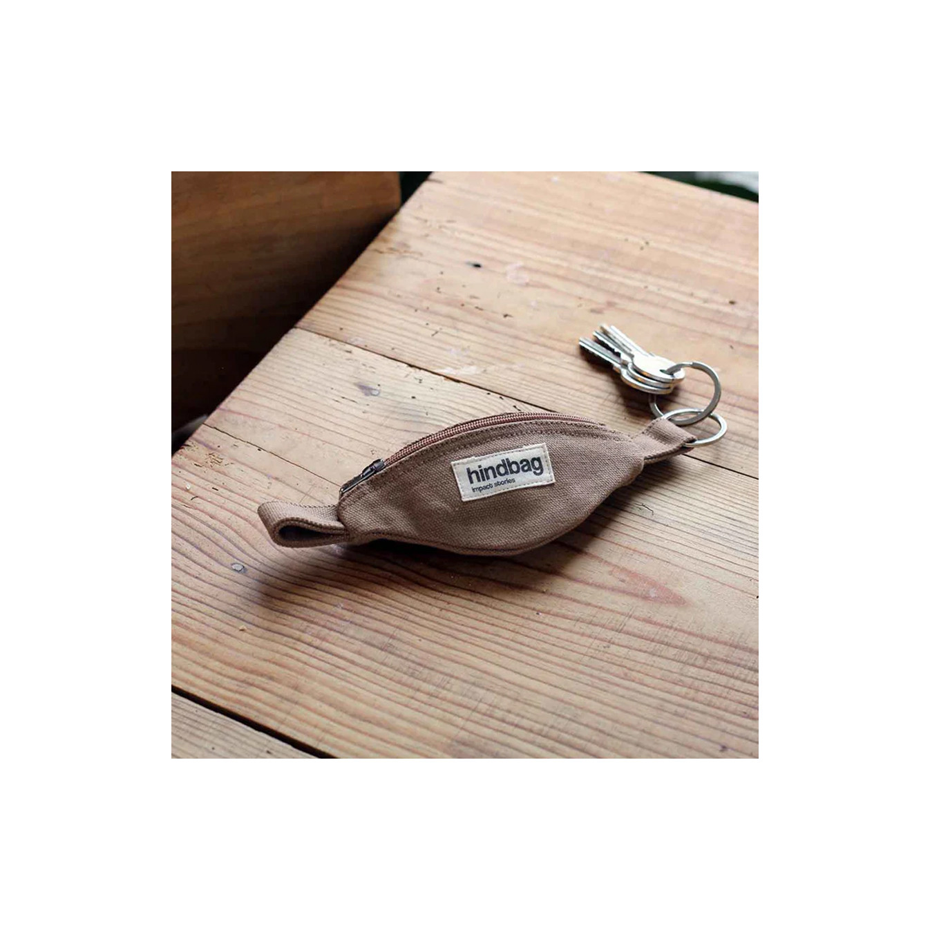 Hindbag Keychain Banana Bag Côme Cinnamon