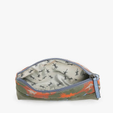 Chameleon Retro Orange Dino Pencil Case