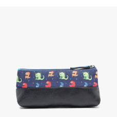 Chameleon Retro Navy Monster Pencil Case
