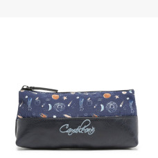 Chameleon Retro Blue Planet Pencil Case