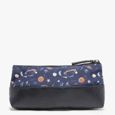 Chameleon Retro Blue Planet Pencil Case