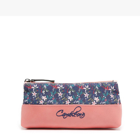 Chameleon Retro Navy Prairie Pencil Case