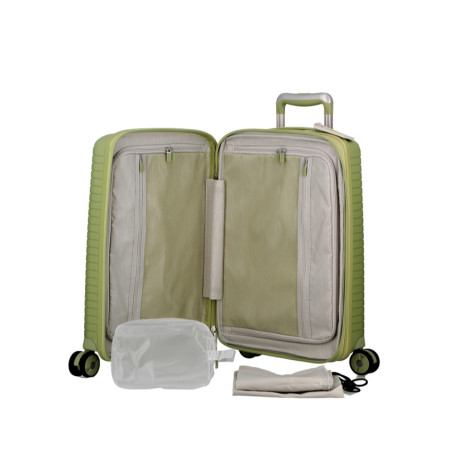 Jump EV20 Carry-On Suitcase 55cm 4 Wheels Expandable Light Green