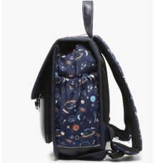 Caméléon Retro Backpack 28cm Blue Planet