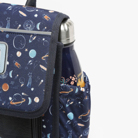 Caméléon Retro Backpack 28cm Blue Planet