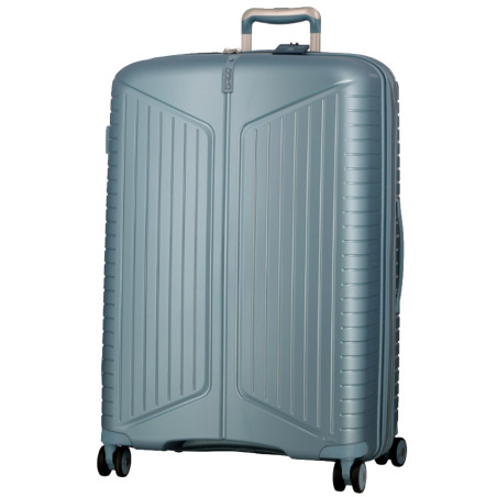 Jump EV28 Valise 76cm 4 Roues Extensible Bleu Ciel face