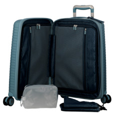Jump EV28 76cm Carry-on Suitcase 4 Wheels Extendable Sky Blue