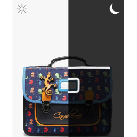 Caméléon Retro Backpack 32cm Navy Monster