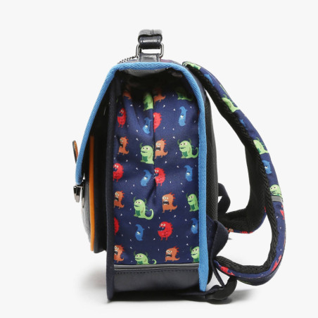 Caméléon Retro Backpack 32cm Navy Monster