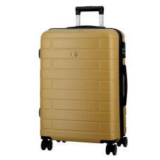 Jump Esco Medium Suitcase 66cm 4 Wheels Expandable Mustard