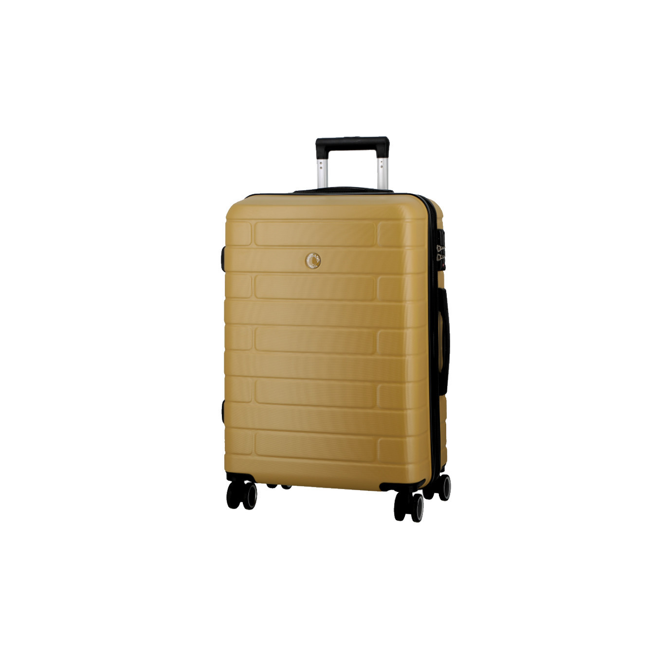 Jump Esco Medium Suitcase 66cm 4 Wheels Expandable Mustard