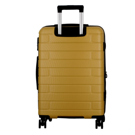 Jump Esco Medium Suitcase 66cm 4 Wheels Expandable Mustard