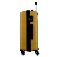 Jump Esco Medium Suitcase 66cm 4 Wheels Expandable Mustard