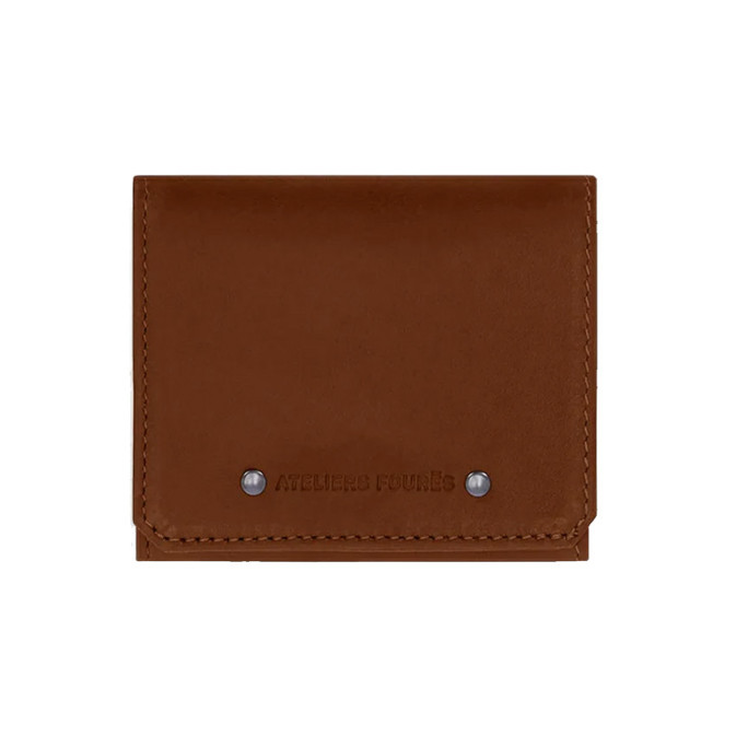 Ateliers Fourès Baroudeur Coin Purse Box Minotaur Tawny